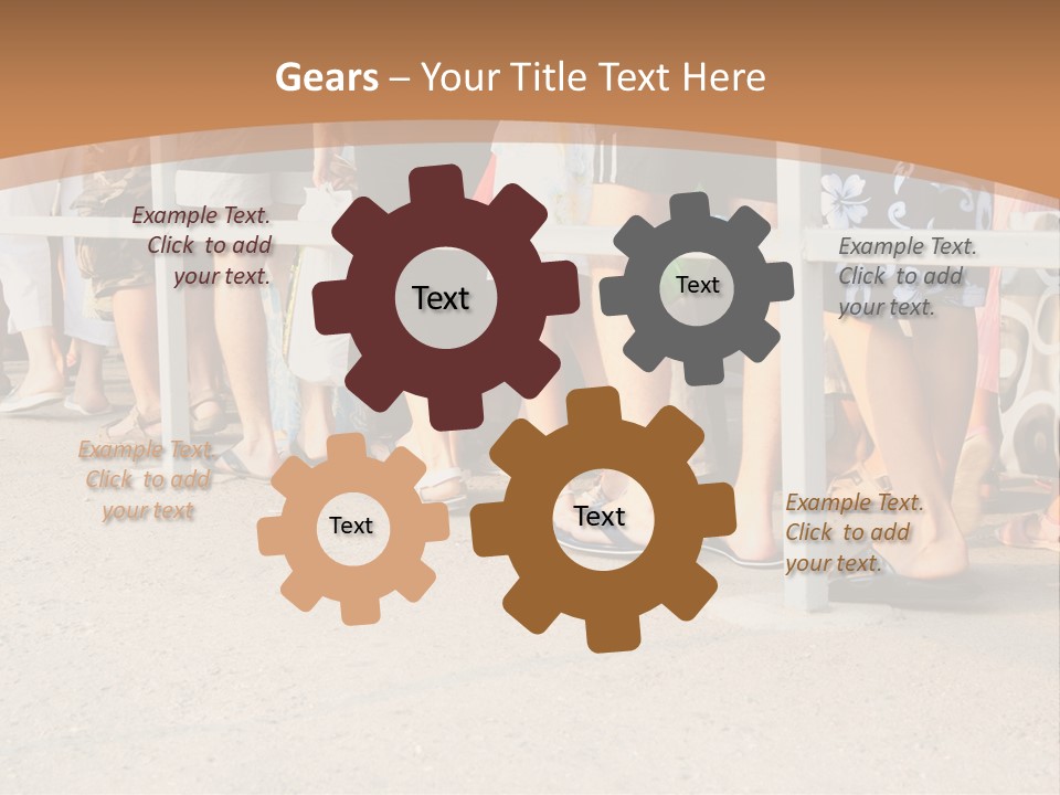 Copy Space Girl Shoes PowerPoint Template