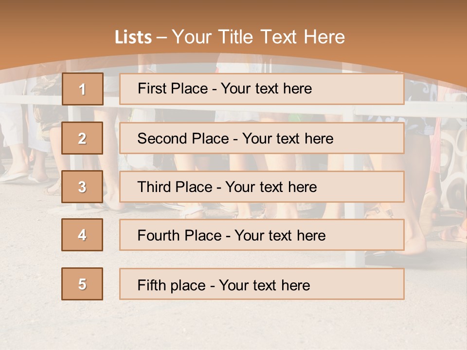 Copy Space Girl Shoes PowerPoint Template
