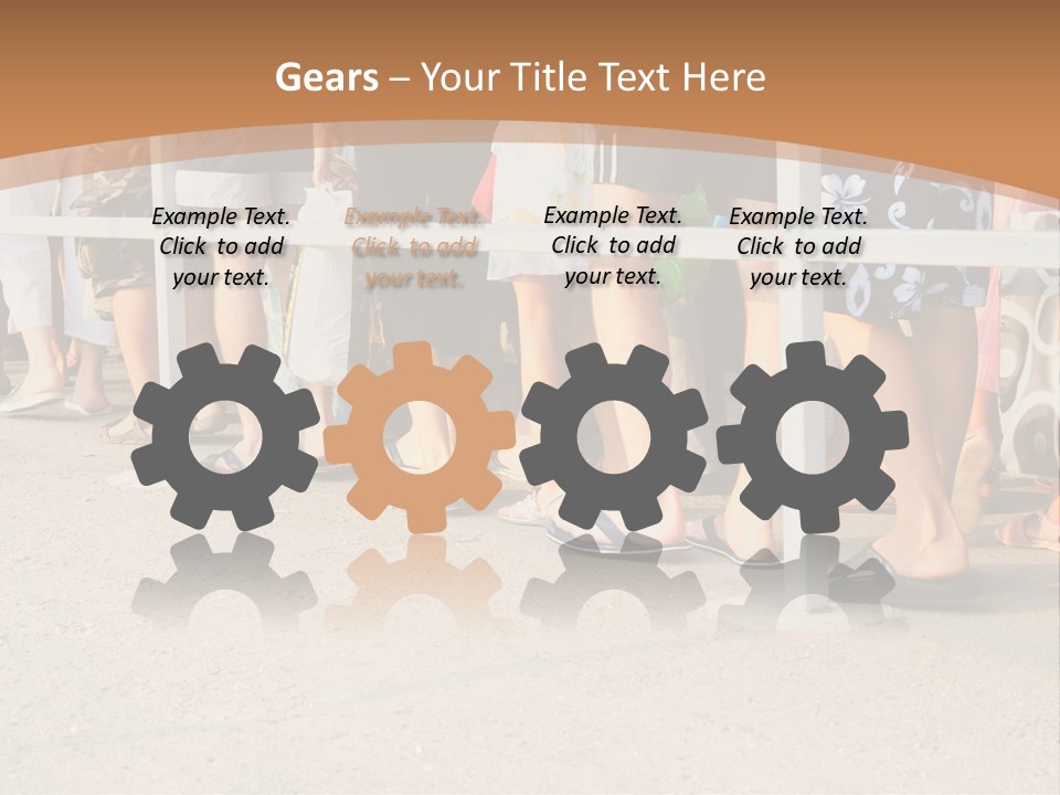 Copy Space Girl Shoes PowerPoint Template