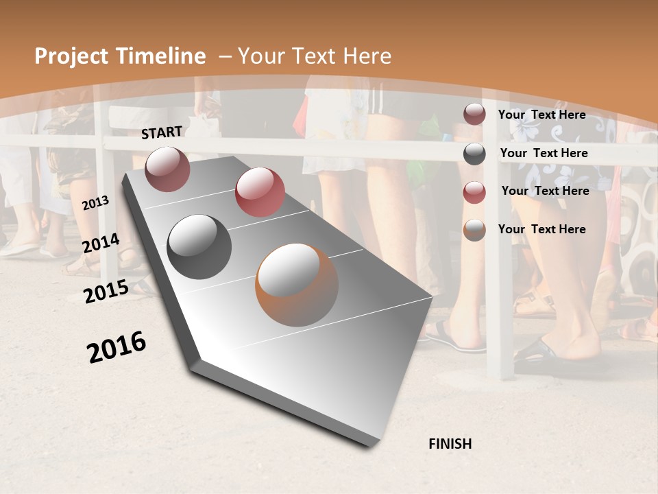 Copy Space Girl Shoes PowerPoint Template