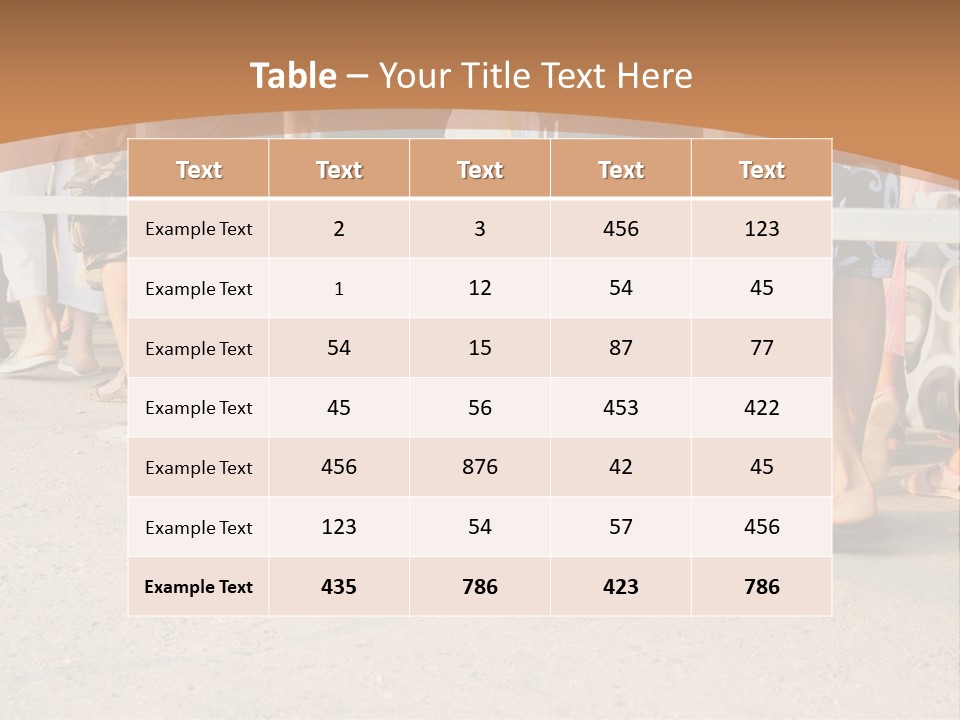 Copy Space Girl Shoes PowerPoint Template