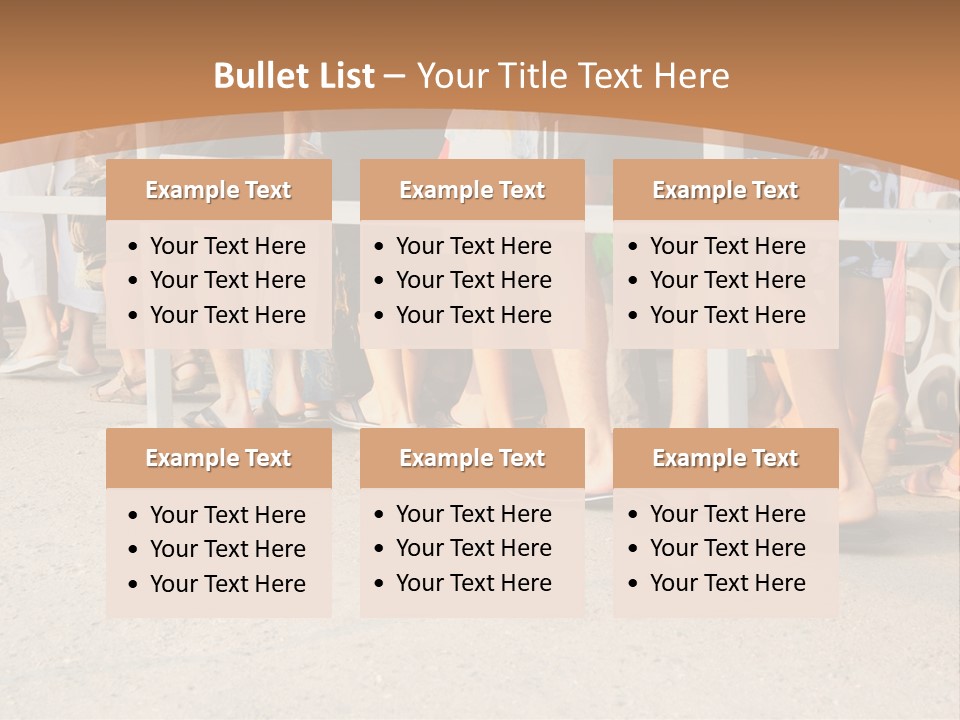 Copy Space Girl Shoes PowerPoint Template