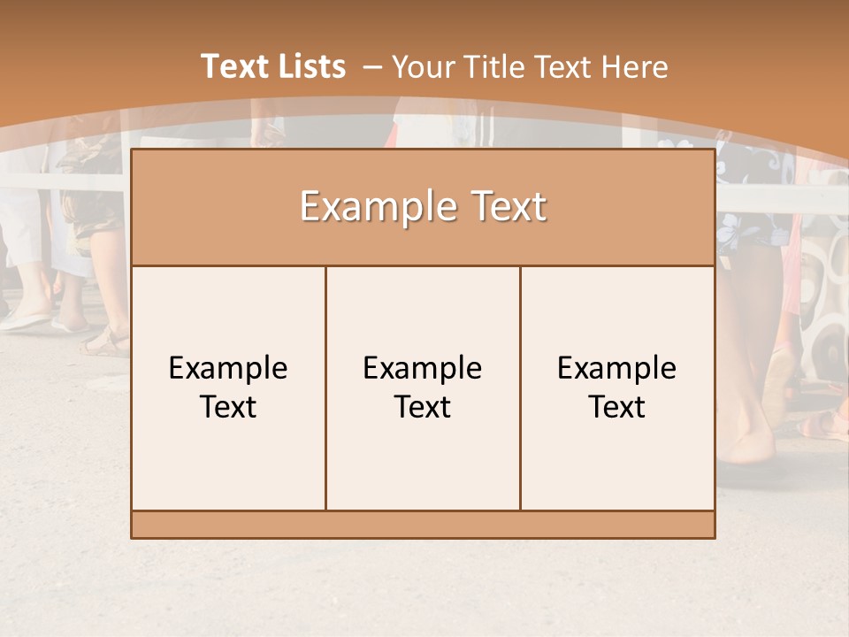 Copy Space Girl Shoes PowerPoint Template