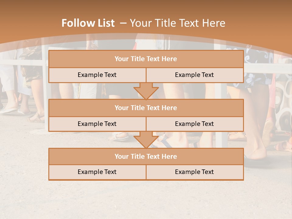 Copy Space Girl Shoes PowerPoint Template