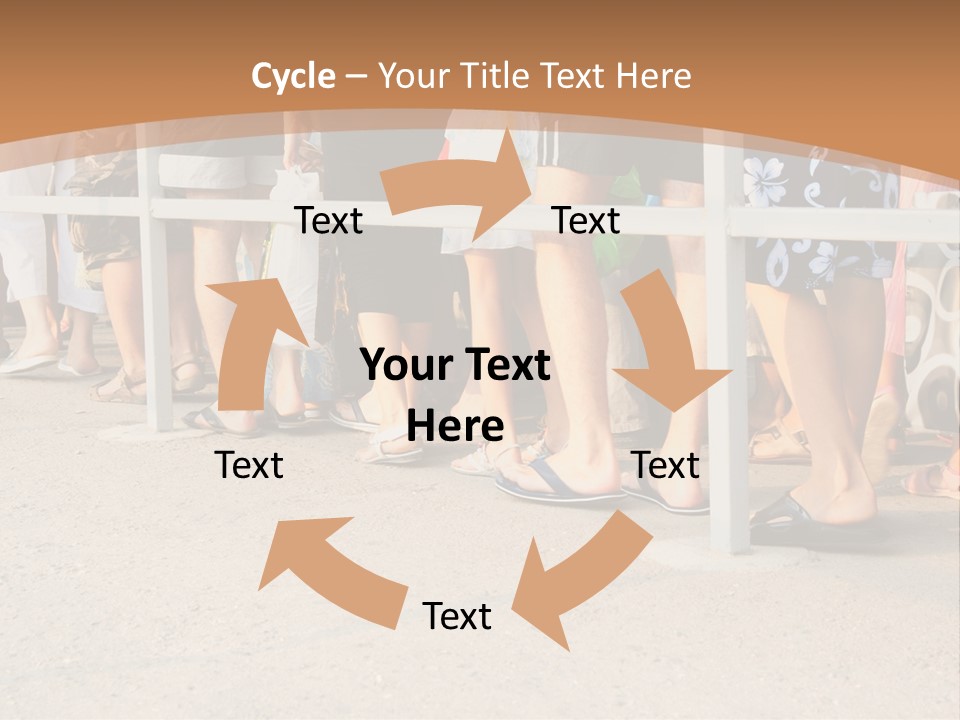 Copy Space Girl Shoes PowerPoint Template