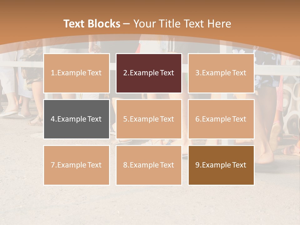 Copy Space Girl Shoes PowerPoint Template