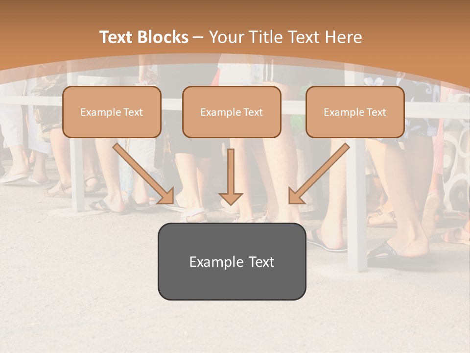 Copy Space Girl Shoes PowerPoint Template