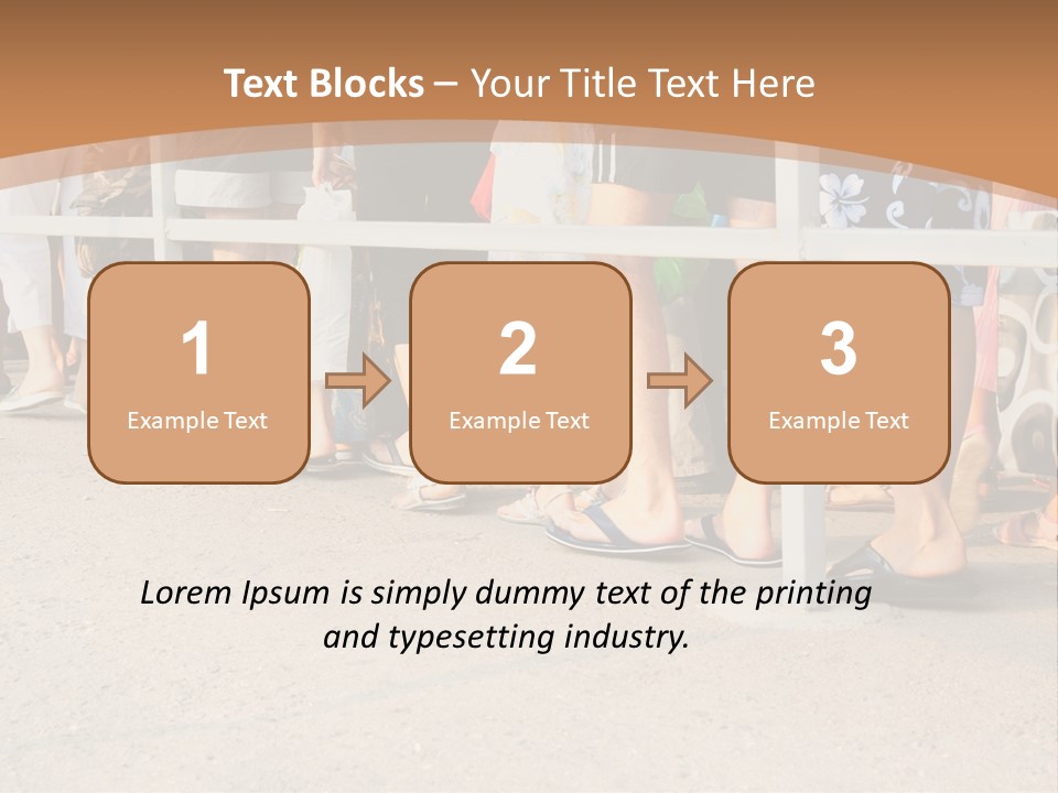 Copy Space Girl Shoes PowerPoint Template