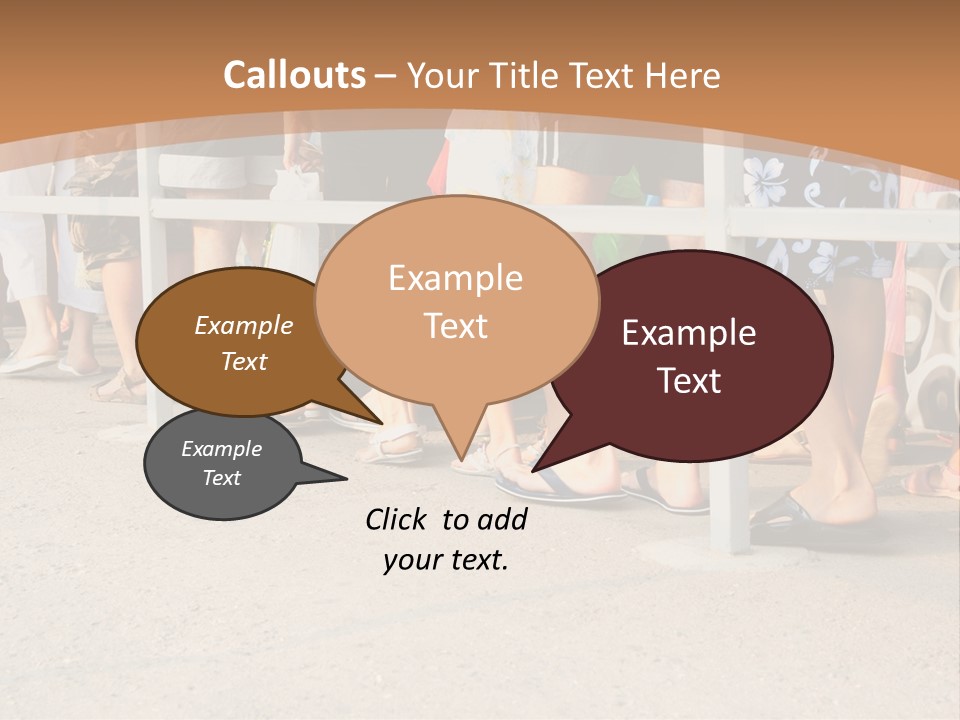 Copy Space Girl Shoes PowerPoint Template