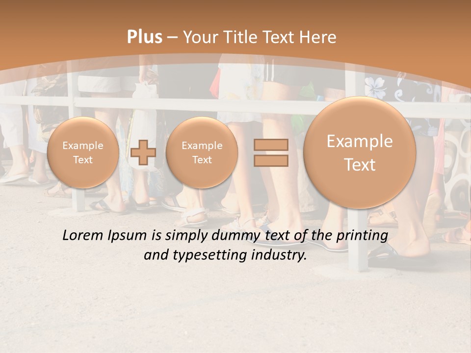 Copy Space Girl Shoes PowerPoint Template