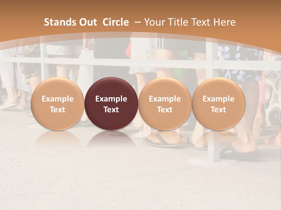 Copy Space Girl Shoes PowerPoint Template