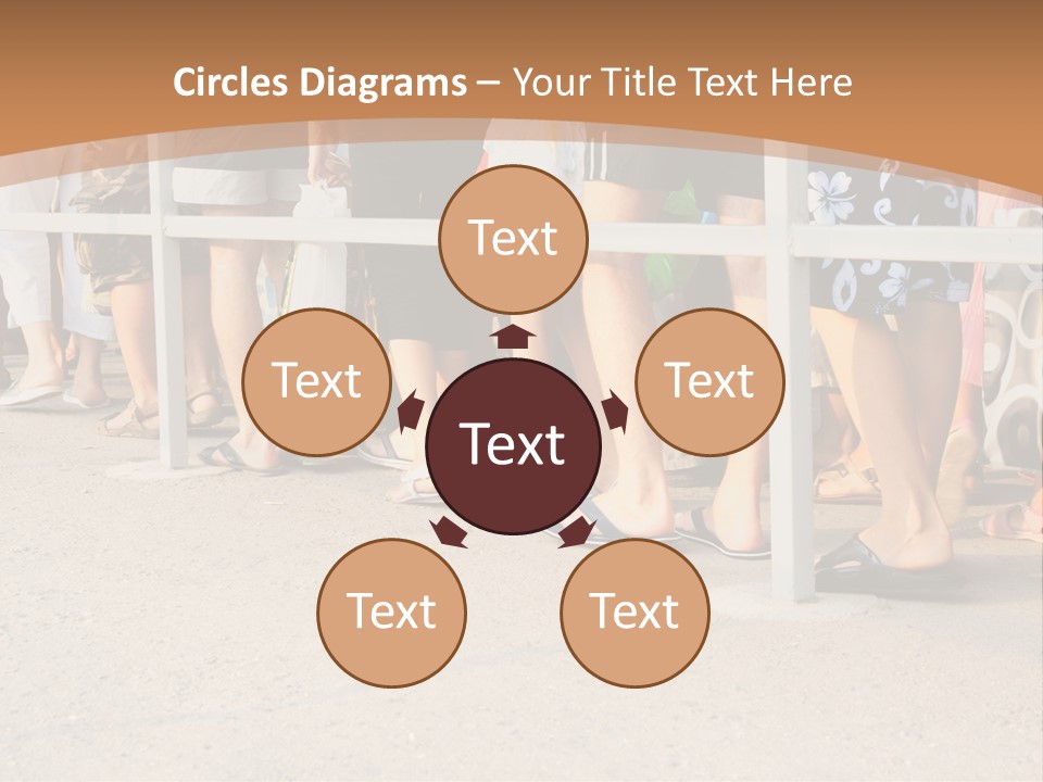 Copy Space Girl Shoes PowerPoint Template