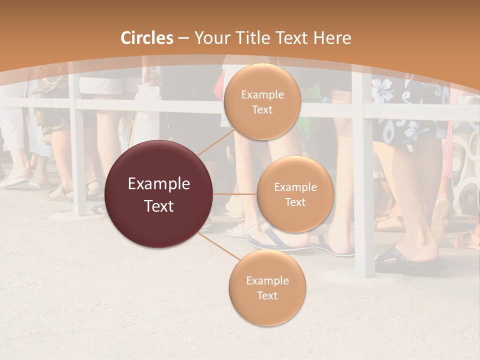 Copy Space Girl Shoes PowerPoint Template