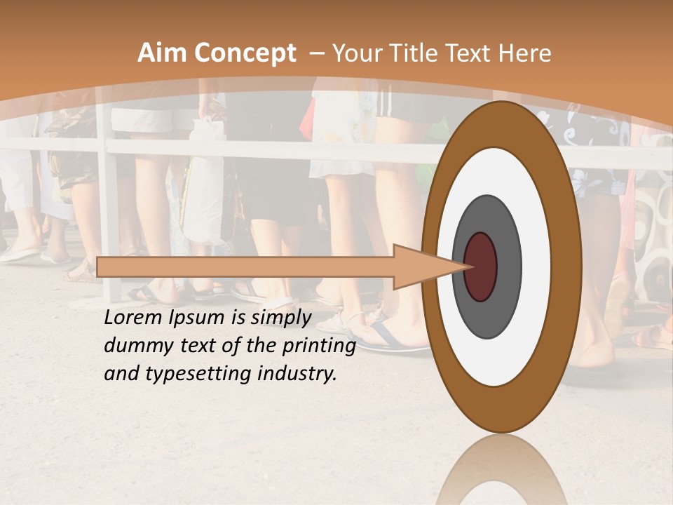 Copy Space Girl Shoes PowerPoint Template