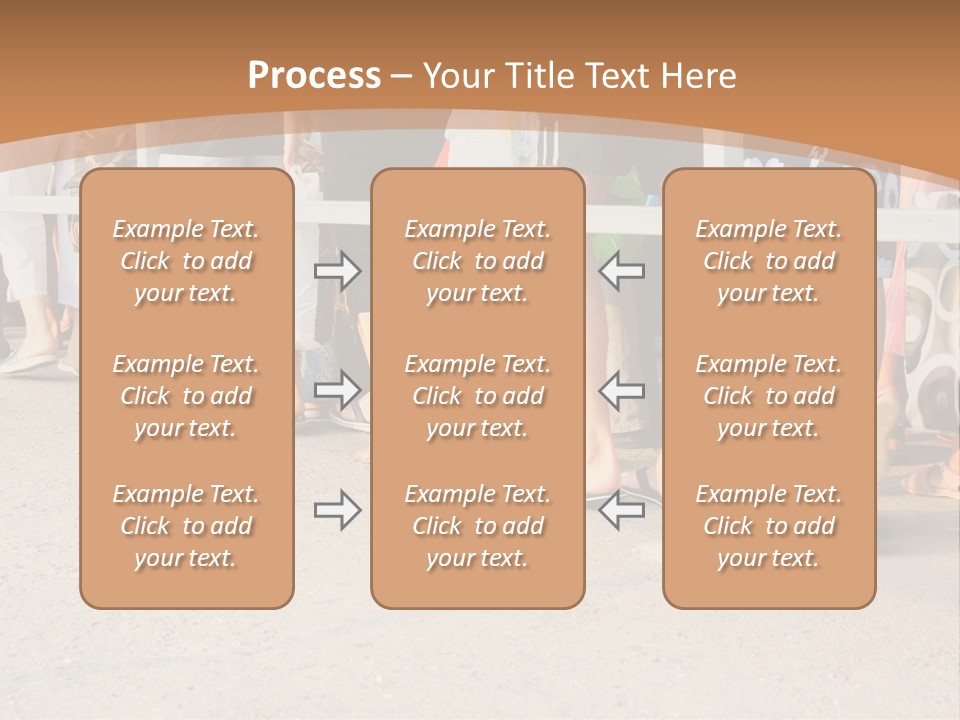 Copy Space Girl Shoes PowerPoint Template