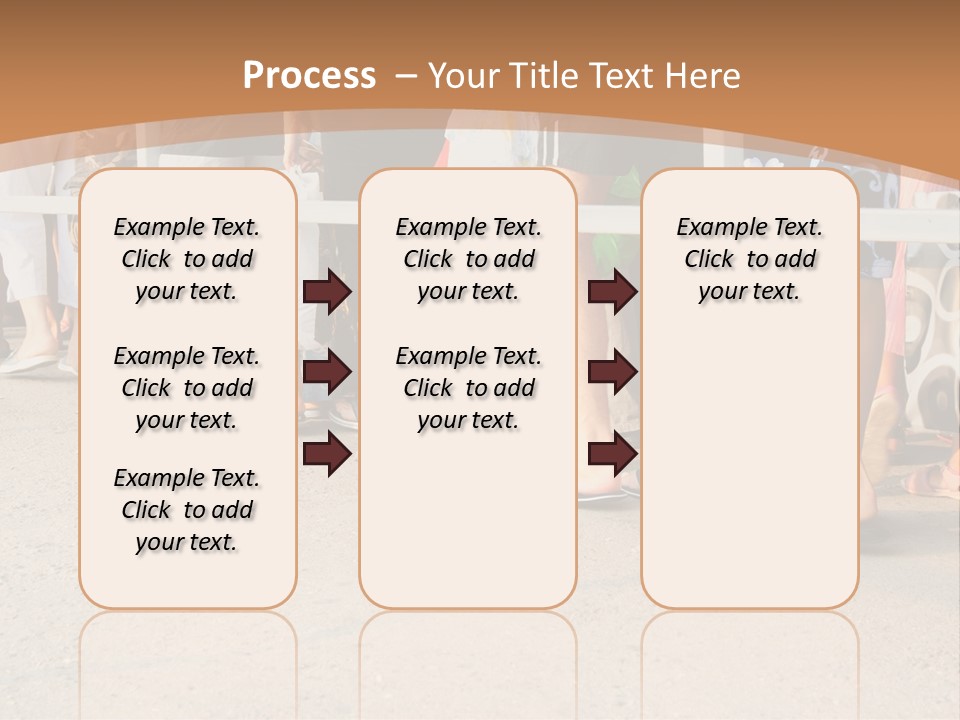 Copy Space Girl Shoes PowerPoint Template