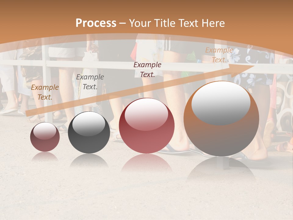 Copy Space Girl Shoes PowerPoint Template