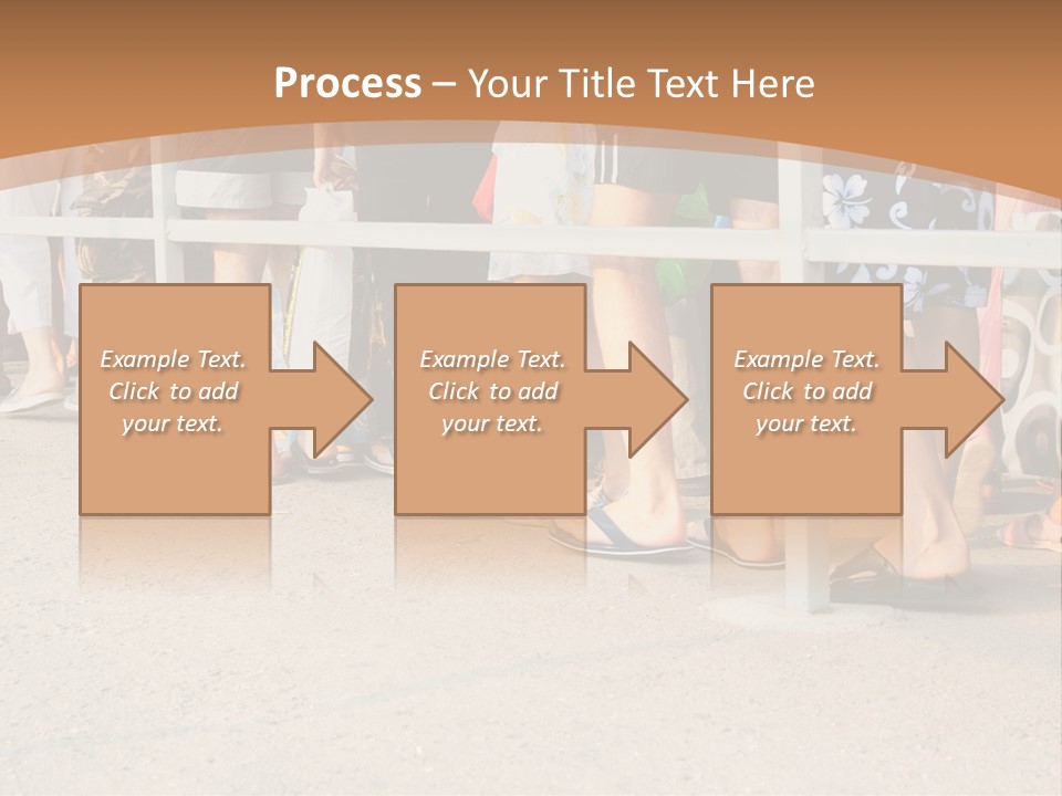 Copy Space Girl Shoes PowerPoint Template