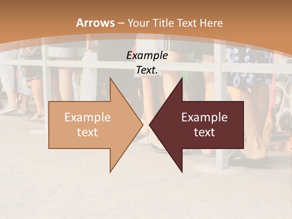 Copy Space Girl Shoes PowerPoint Template