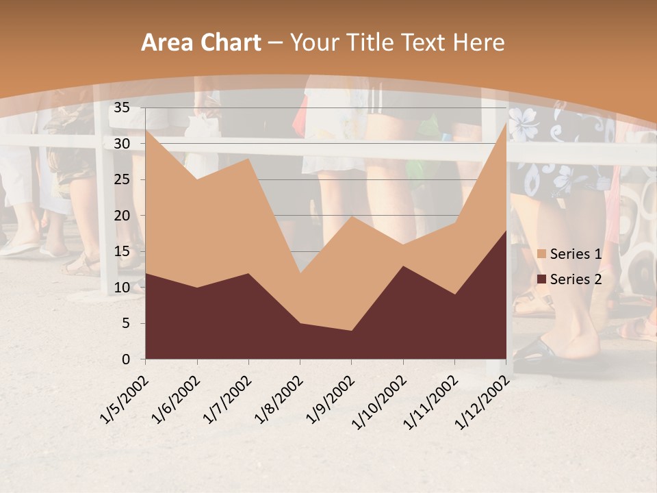 Copy Space Girl Shoes PowerPoint Template