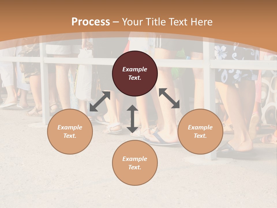 Copy Space Girl Shoes PowerPoint Template