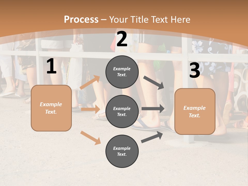 Copy Space Girl Shoes PowerPoint Template