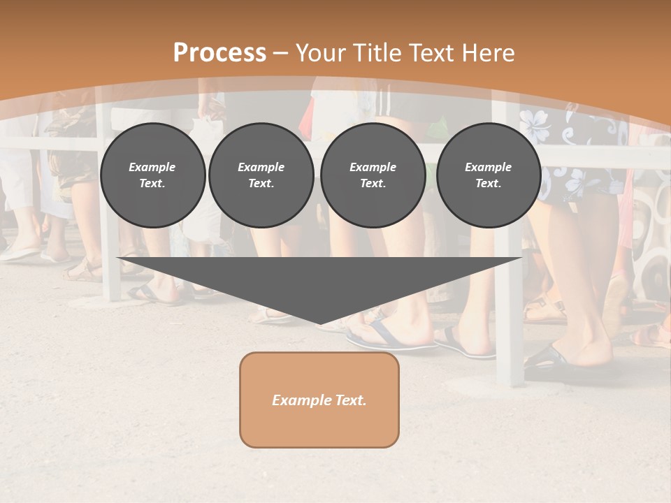 Copy Space Girl Shoes PowerPoint Template