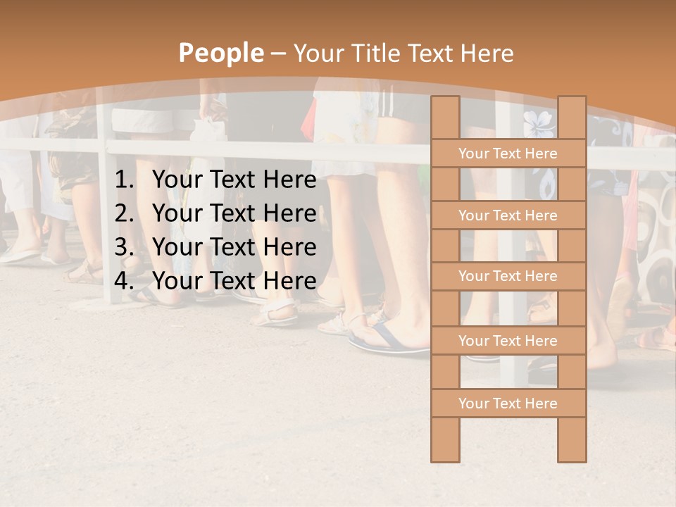 Copy Space Girl Shoes PowerPoint Template