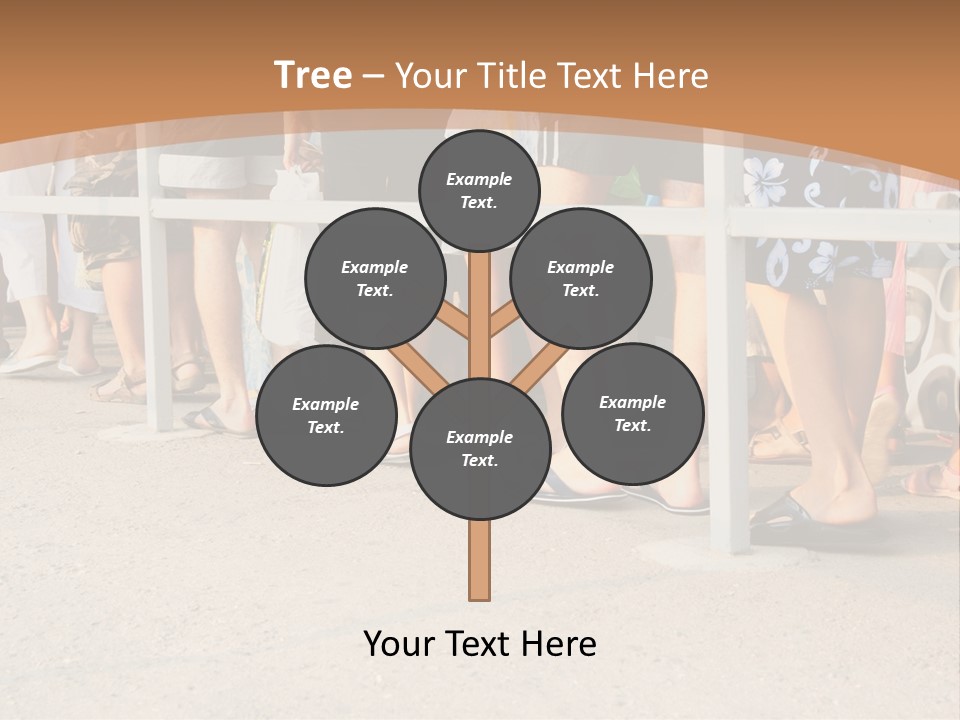 Copy Space Girl Shoes PowerPoint Template