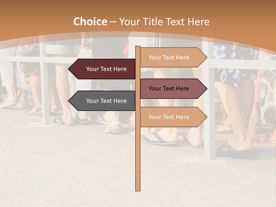 Copy Space Girl Shoes PowerPoint Template