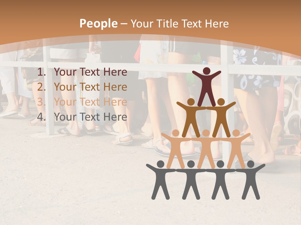 Copy Space Girl Shoes PowerPoint Template