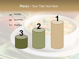 Dish Carrot Bean PowerPoint Template