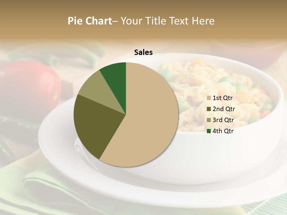 Dish Carrot Bean PowerPoint Template