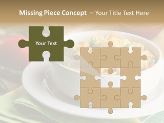 Dish Carrot Bean PowerPoint Template