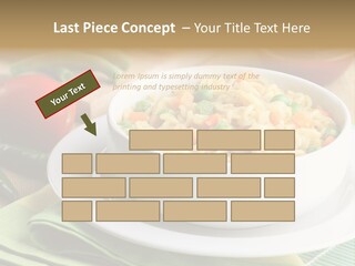 Dish Carrot Bean PowerPoint Template