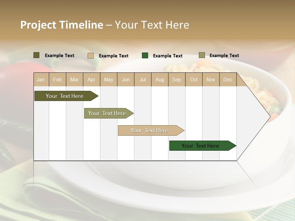 Dish Carrot Bean PowerPoint Template