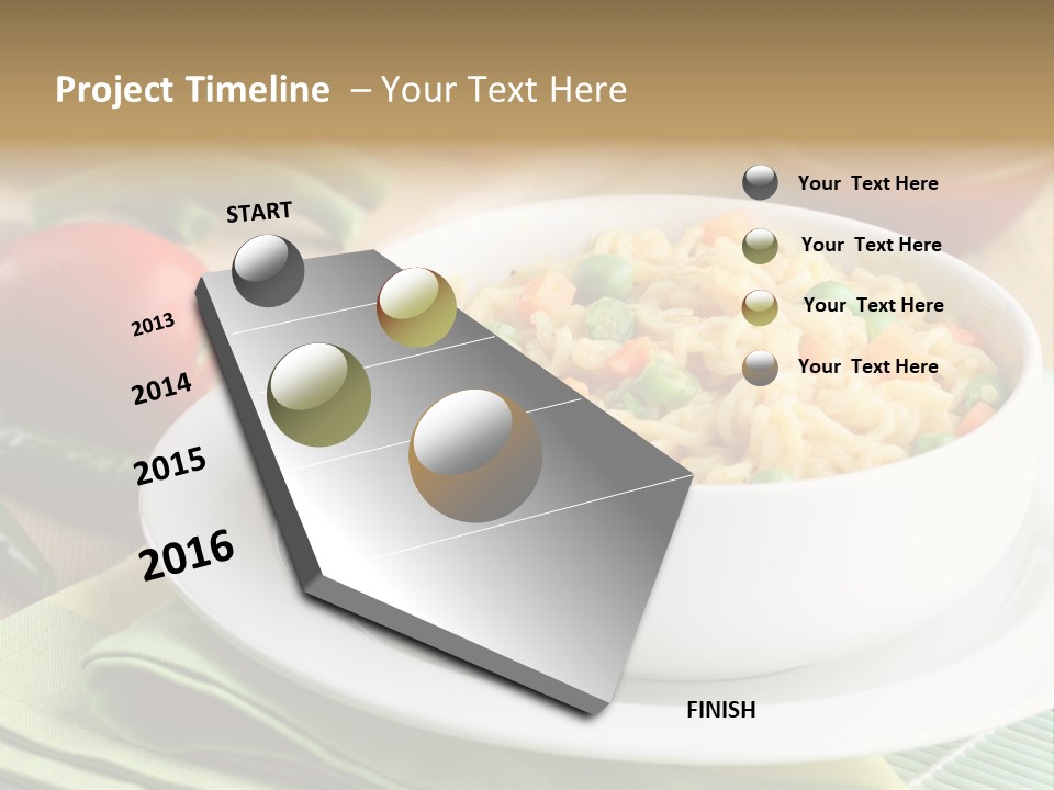 Dish Carrot Bean PowerPoint Template