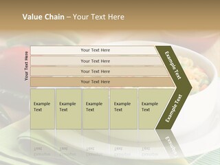 Dish Carrot Bean PowerPoint Template