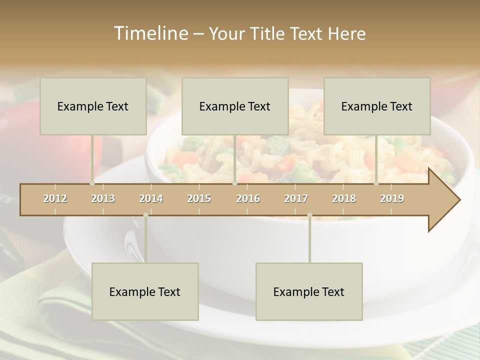 Dish Carrot Bean PowerPoint Template