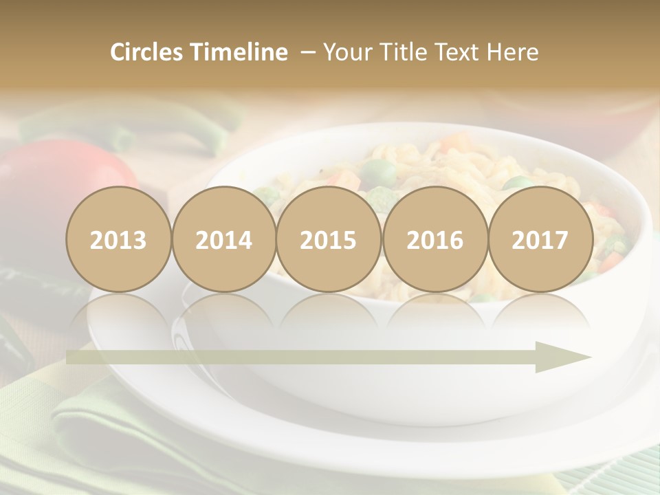 Dish Carrot Bean PowerPoint Template