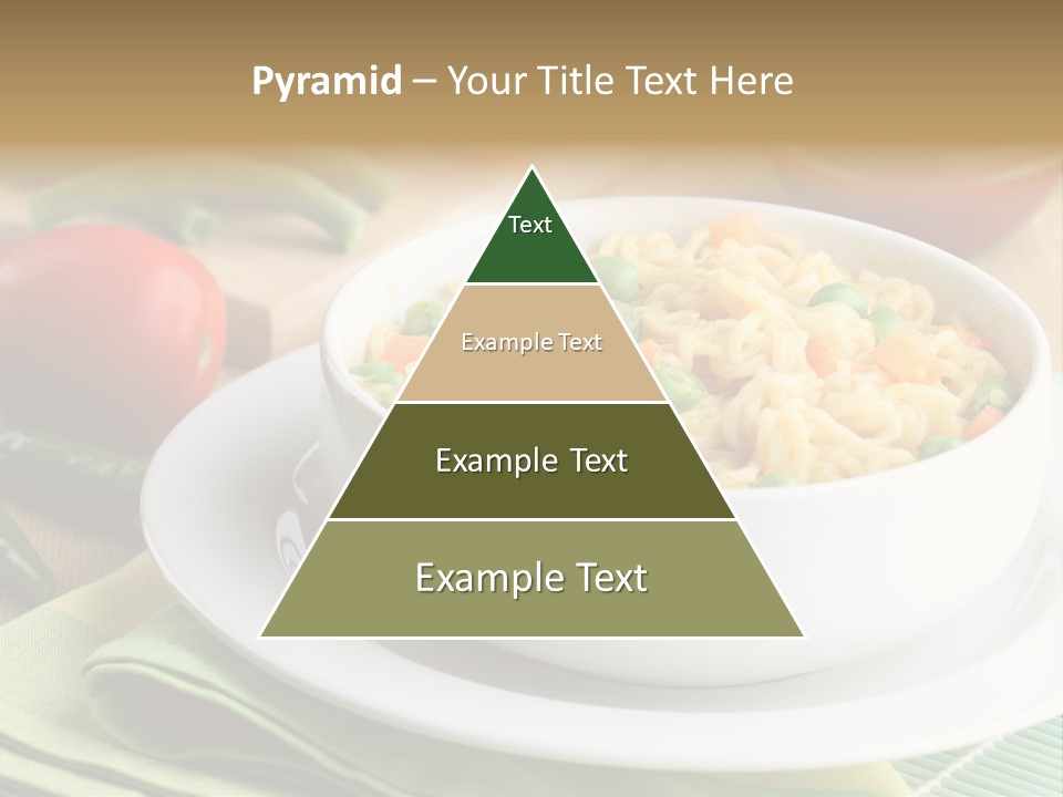 Dish Carrot Bean PowerPoint Template