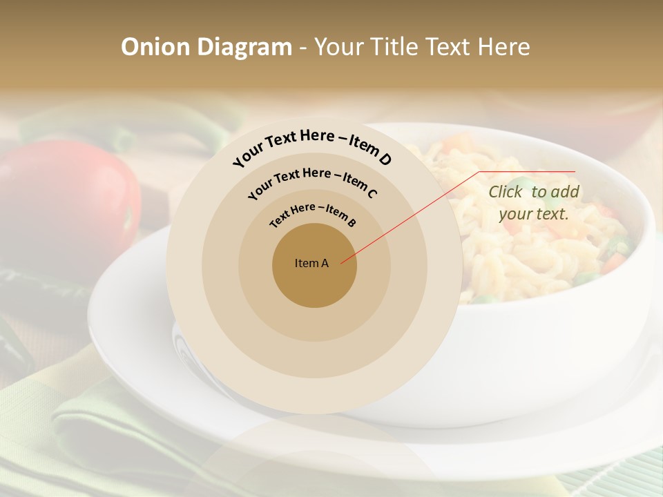 Dish Carrot Bean PowerPoint Template