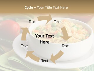 Dish Carrot Bean PowerPoint Template