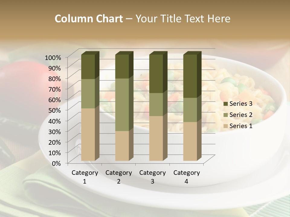 Dish Carrot Bean PowerPoint Template