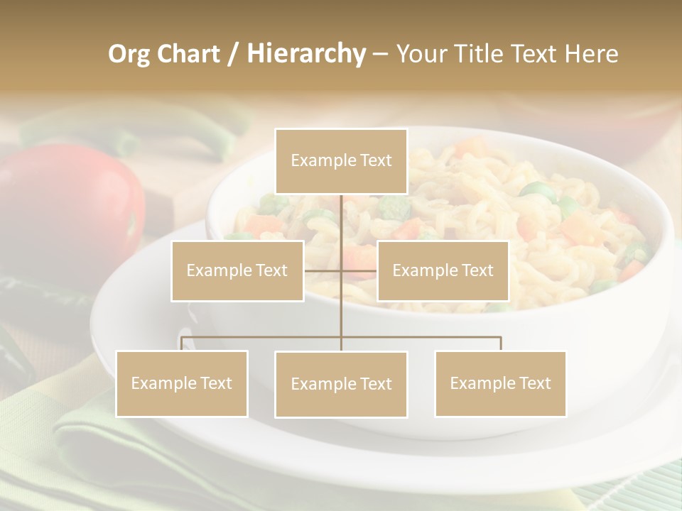 Dish Carrot Bean PowerPoint Template