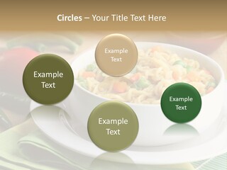 Dish Carrot Bean PowerPoint Template