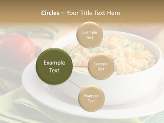 Dish Carrot Bean PowerPoint Template