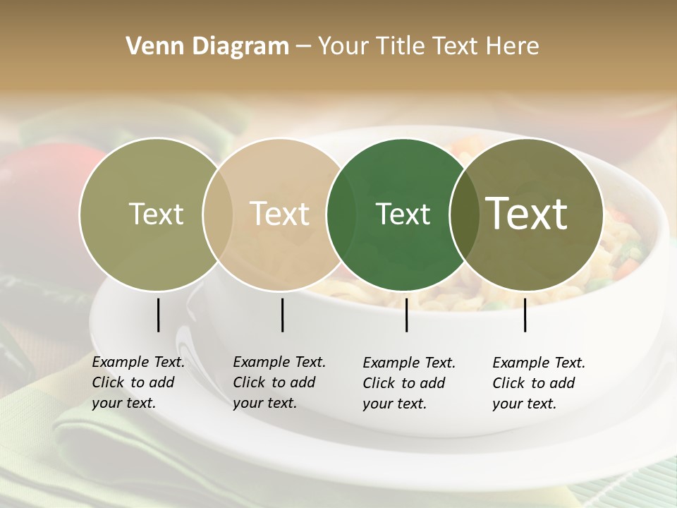 Dish Carrot Bean PowerPoint Template