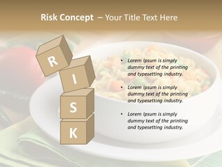 Dish Carrot Bean PowerPoint Template