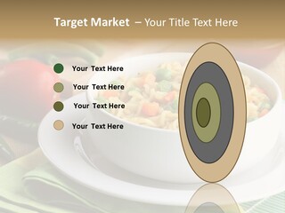 Dish Carrot Bean PowerPoint Template